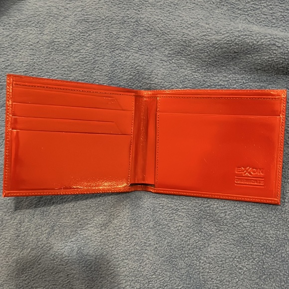 Vintage leather wallet and key case. Genuine leather. - Picture 2 of 6